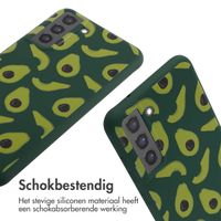 imoshion Siliconen design hoesje met koord Samsung Galaxy S21 FE - Avocado Green