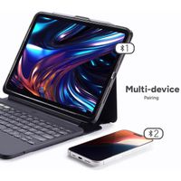 ZAGG Pro Keys 2 QWERTY keyboard bookcase iPad Pro 13 (2024) M4 - Zwart