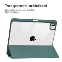 imoshion Trifold Hardcase Bookcase iPad Pro 11 (2024) M4 - Donkergroen