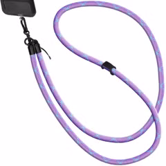 imoshion Universeel telefoonkoord one size - 10 mm dik - Paars / Blauw