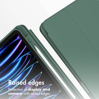 Accezz Smart Silicone Book Case Apple iPad Air 13 inch (2026) M4 / (2025) M3 / (2024) M2 - Dark Green