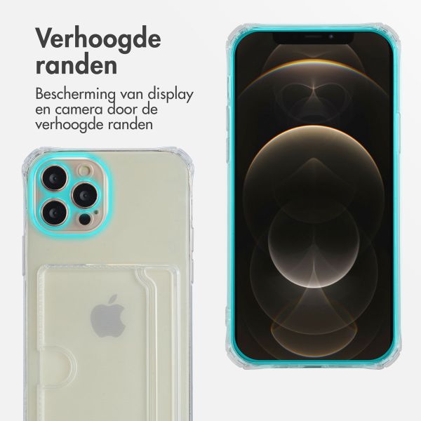 imoshion Softcase Backcover met pasjeshouder Apple iPhone 12 Pro - Transparant