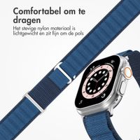 Accezz Nylon Alpine bandje Apple Watch | 44/45/46/49 mm - Dark Blue