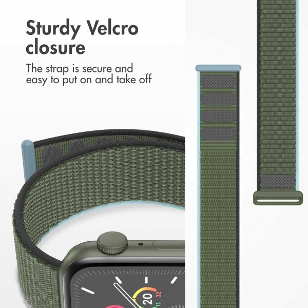 imoshion Nylon Strap Apple Watch | 38/40/41/42 mm - Dark Olive