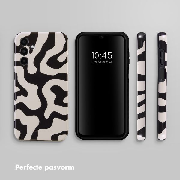 Selencia Vivid Backcover Samsung Galaxy A15 (5G/4G) - Art Wave Black