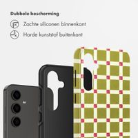Selencia Vivid Backcover Samsung Galaxy S24 FE - Check This Olive