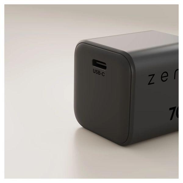 Zens Compact Oplader USB-C 70W - Power Adapter - Zwart