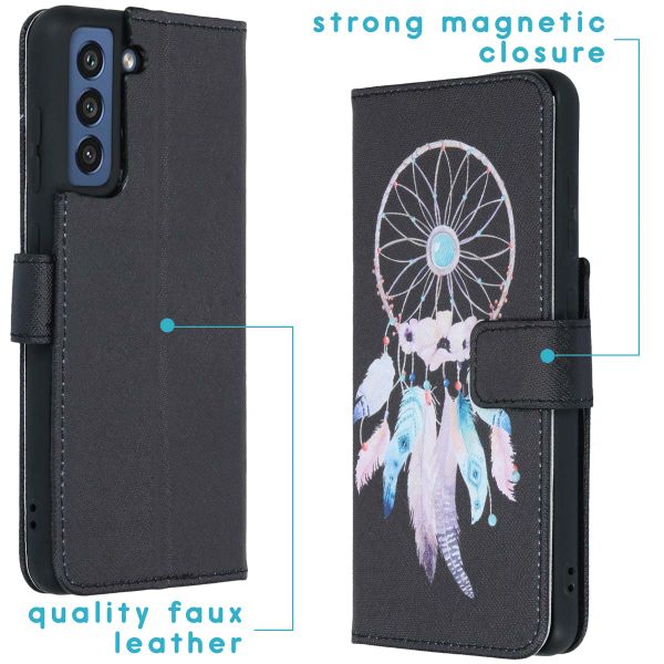 imoshion Design Softcase Bookcase Galaxy S21 FE - Dreamcatcher