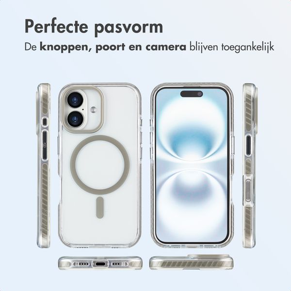 imoshion Combat MagSafe Backcover Apple iPhone 16 - Grijs