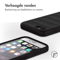 imoshion EasyGrip Backcover iPhone SE (2022 / 2020) / 8 / 7 - Zwart