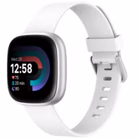 imoshion Siliconen bandje Fitbit Versa / Versa 2 / Versa Lite - Maat S - Wit