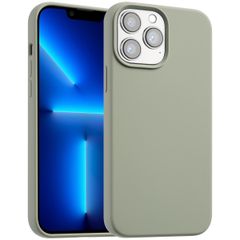Accezz Liquid Silicone Case with MagSafe Apple iPhone 13 Pro Max - Cooper Green
