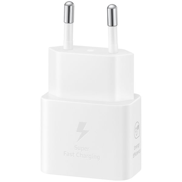 Samsung Originele 25W Efficiency Adapter met USB-C naar USB-C kabel - 1 meter - Wit