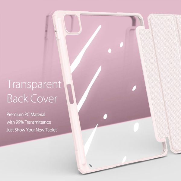Dux Ducis Toby Bookcase Apple iPad Pro 12.9 (2018/2020/2021/2022) - Roze