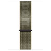 Apple Nike Sport Loop Band Apple Watch Series 1 t/m 10 / SE / Ultra (2) (44/45/46/49 mm) - Sequoia / Pure Platinum