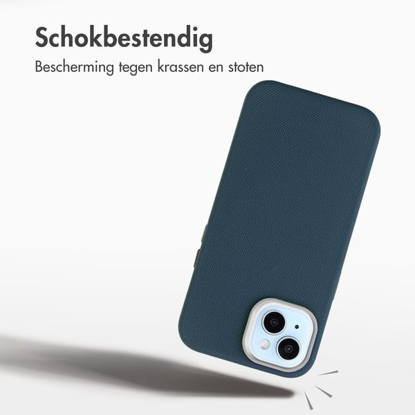 Accezz Mesh Backcover met MagSafe Apple iPhone 15 - Donkerblauw