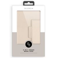 Selencia Llyr 2-in-1 Uitneembare Slang Bookcase iPhone 13 - Wit