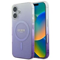 Guess MagSafe IML Glitter Gradient Case Apple iPhone 16 - Purple