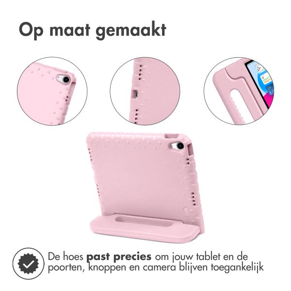 imoshion Kidsproof Backcover met handvat iPad 10 (2022) 10.9 inch - Lichtroze