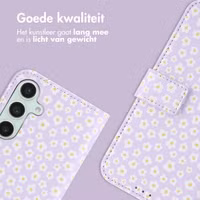 imoshion Design Bookcase Samsung Galaxy S25 - White Daisy