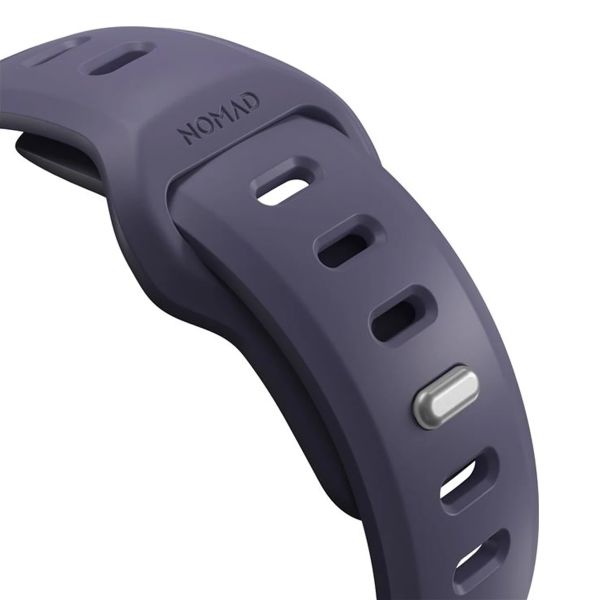 Nomad Tempo siliconen band Apple Watch Series 1 - 9 / SE (38/40/41 mm) | Series 10 / 11 (42 mm) - Purple