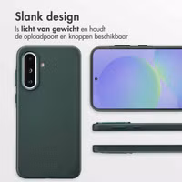 Accezz MagSafe Leather Backcover Samsung Galaxy A36 / A56 - Cedar Green