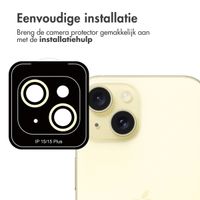 imoshion 2 Pack Camera lens protector Apple iPhone 15 / 15 Plus - Yellow