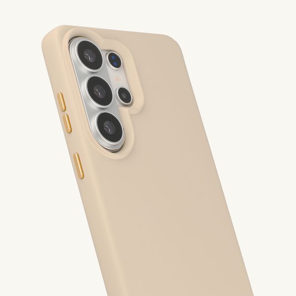 Selencia Rivièra MagSafe Backcover met afneembare haakjes Samsung Galaxy S26 Ultra - Milky Latte