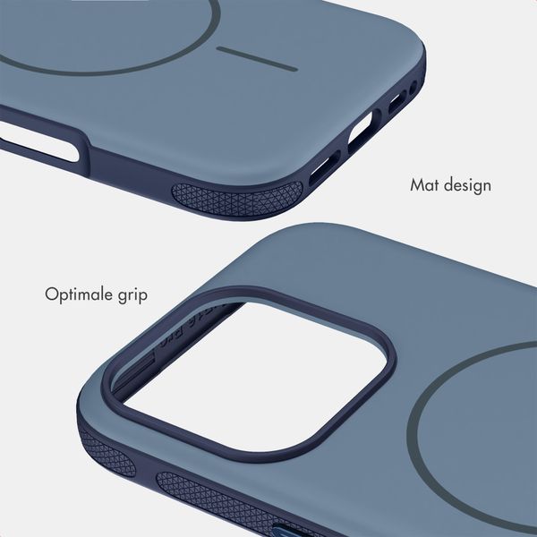 imoshion Color Backcover met Thin MagSafe Ring Apple iPhone 16 Pro - Donkerblauw