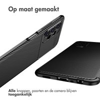 imoshion Carbon Softcase Backcover Samsung Galaxy A13 4G - Zwart