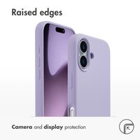 Accezz Liquid Silicone Back Cover with MagSafe Apple iPhone 17 - Purple