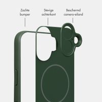 Accezz Grip Backcover met MagSafe Apple iPhone 16 - Donkergroen
