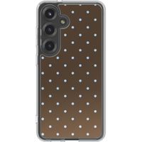 imoshion Design hoesje Samsung Galaxy S25 - Polka Dot Bruin