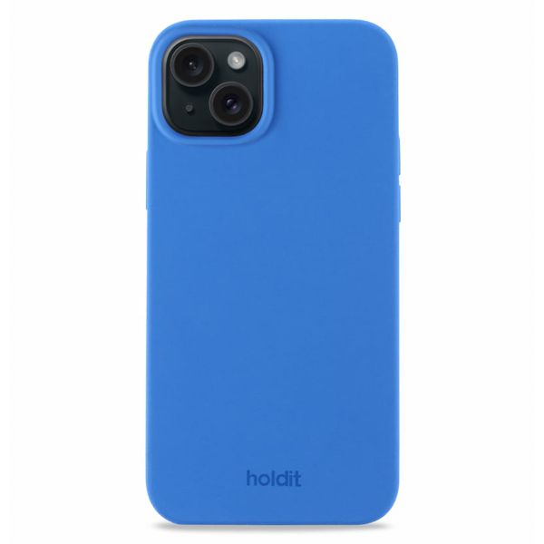 Holdit Silicone Case iPhone 15 / 15 Pro - Sky Blue