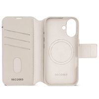 Decoded 2 in 1 Leather Detachable Wallet MagSafe iPhone 16 - Clay