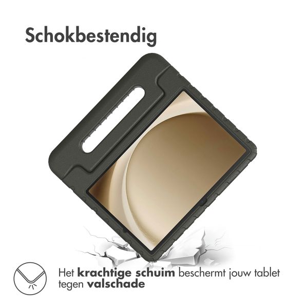 imoshion Kidsproof Backcover met handvat voor de Samsung Galaxy Tab A9 Plus - Zwart