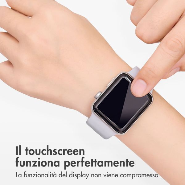 Accezz 2x Screenprotector met applicator Apple Watch Series 4-6 / SE - 40 mm