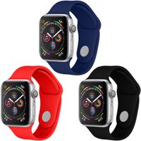 imoshion Siliconen bandje Multipack Apple Watch Series 1-9 / SE -38/40/41 mm