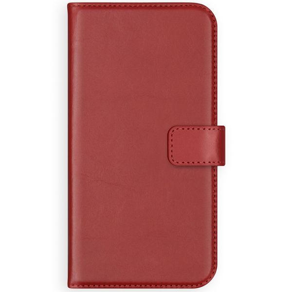 Selencia Echt Lederen Bookcase Samsung Galaxy S21 Plus - Rood