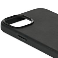 Decoded Leather Backcover MagSafe iPhone 15 - Zwart