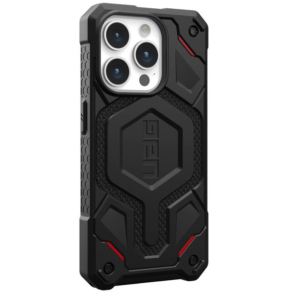 UAG Monarch Pro Backcover Apple iPhone 15 Pro - Kevlar Black