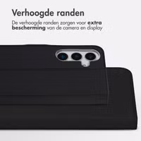 Accezz Wallet Softcase Bookcase Samsung Galaxy S25 FE - Zwart