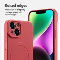 imoshion Colour Back Cover with MagSafe Apple iPhone 14 - Dusty Rose
