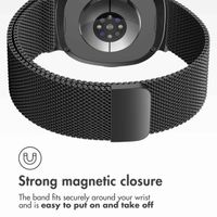 imoshion Milanese magnetic band Samsung Galaxy Watch 9 (40/44mm) / Watch 8 (40/44mm) / Classic (46mm) - Black