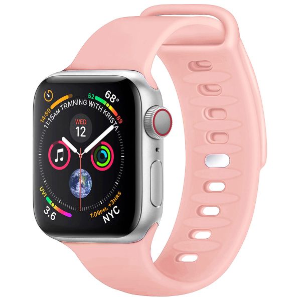 imoshion Siliconen bandje Apple Watch Series 1-9 / SE - 38/40/41 mm / Series 10 - 42 mm - Roze