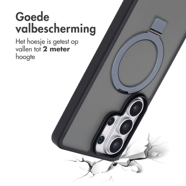 Accezz Ring Stand Backcover met MagSafe Samsung Galaxy S26 Ultra - Zwart