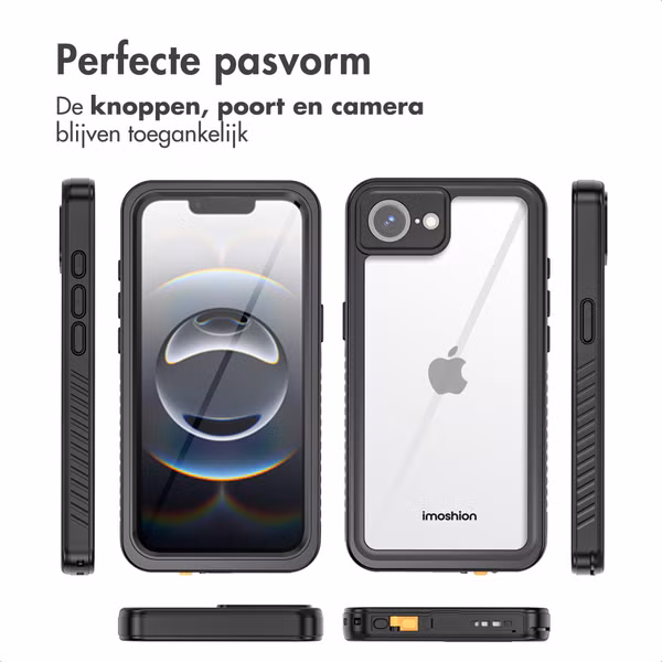 imoshion Waterproof 360 Case Apple iPhone 16e - Zwart