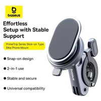 Baseus PrimeTrip 2-in-1 Telefoonhouder fiets/motor/scooter - Ring Stand - Magnetisch - Universeel - Cosmic Black