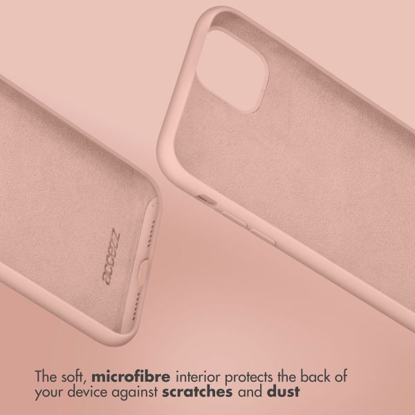 Accezz Liquid Silicone Backcover Samsung Galaxy S23 Plus - Roze