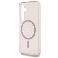 Guess MagSafe IML Glitter Gradient Case Samsung Galaxy S25 - Roze